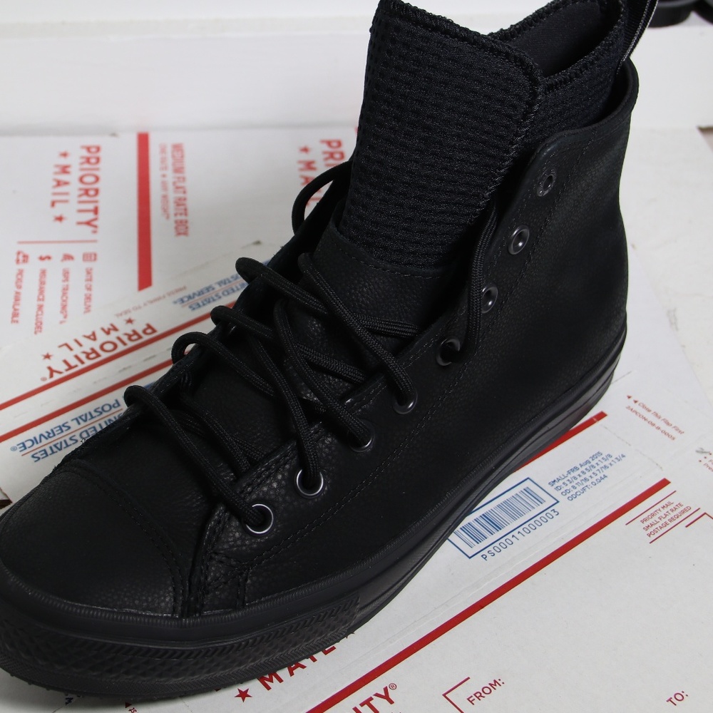 Converse All Black Waterproof All Star Boots - Picture 5 of 7
